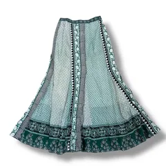 【Ungrid 】 エスニックロングスカート（インド製）