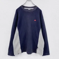 古着 used　00s　NIKE　ナイキ　スウェット/トレーナー　ワンポイントロゴ　ヴィンテージ　ネイビー　グレー　Mサイズ　【値引き交渉OK！】