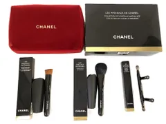 未使用　シャネル　CHANEL　レ パンソー ドゥ シャネル　2019　ポーチ&３種のメイクアップブラシセット　送料無料