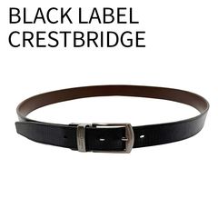 ブラックレーベルクレストブリッジ ラムレザーライダース 2way BLACK