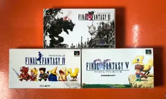 ■SQUARE　スクエア　ファイナルファンタジーV　ファイナルファンタジーIV　2点セット　スーパーファミコンソフト　箱取扱説明書付き