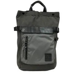 ASSOV(アッソブ) リュックサック - ダークグレー×グレー×黒 レザー