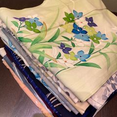 まとめ売り】正絹振袖8枚 リメイク素材 ハンドメイド向け - メルカリ