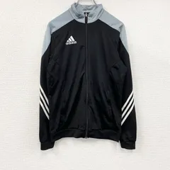 古着 used　adidas　アディダス　トラックジャケット/ジャージ　パフォーマンスロゴ　黒　ブラック　Sサイズ【値引き交渉OK！】