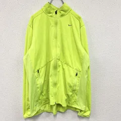 古着 used　NIKE　ナイキ　トラックジャケット/ジャージ　スウッシュ　黄色　イエロー　XLサイズ【値引き交渉OK！】