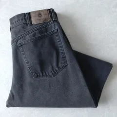 ■古着 Wrangler ラングラー ブラックジーンズ デニムパンツ 黒 W34L30【L5622】