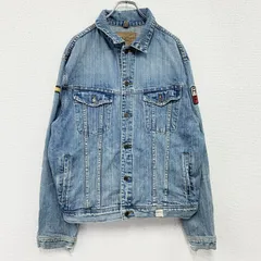 古着 used　ABERCROMBIE AND FITCH　アバクロ　デニムジャケット/Gジャン　インディゴ　XLサイズ【値引き交渉OK！】