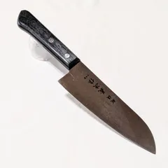 越後義次作 三徳包丁 刃渡り約16cm