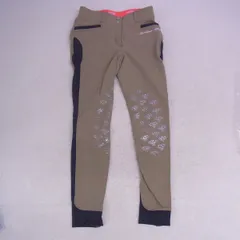 美品 Spooks スプークス ダイヤモンドエディション キュロット XSサイズ ブラウンxピンク