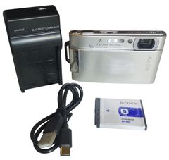 SONY Cyber-shot DSC-T200 美品 動作確認済み タッチパネル コンデジ