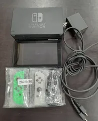 【2622N30】Nintendo Switch 本体＋Joy-Con (ネオングリーン/ホワイト)﻿　コントローラー 箱なし