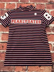 PEARLYGATES/パーリーゲイツ ゴルフウェア レディースMサイズ ネイビー レッド