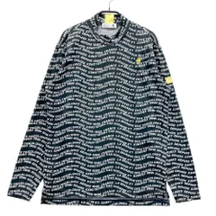 サイズ：L LE COQ GOLF ルコックゴルフ  モックネック 長袖Tシャツ ロゴ柄 グレー系 [240101631694] ゴルフウェア メンズ ストスト