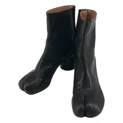 Maison Margiela / メゾンマルジェラ | 2022SS | TABI ANKLE BOOTS ナッパレザー タビブーツ | 38.5 | ブラック | レディース