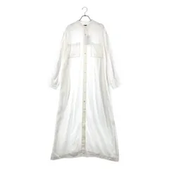 WIRROW / ウィロウ | cupro cotton stand collar shirt dress ワンピース | 1 | ホワイト | レディース