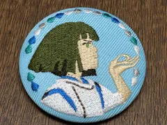 千と千尋の神隠し ハク 刺繍缶バッジ