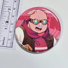 ドズルCOAP大原メン日本缶バッジ ピンボタン