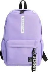 RENASYS リュックサック レディース 通学リュック 軽量 サブバッグ キッズ 女の子 旅行 アウトドア 習い事 コンパクト (ラベンダー,  ミディアム)