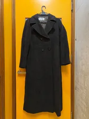 A【A30-18】◇ 23区　40サイズ　ロングコート　黒茶色