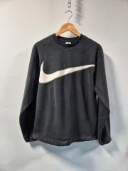 Lサイズ NIKE ビックスウォッシュ フリース スウェット ブラック 状態A級