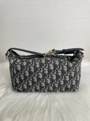 【人気】Christian Dior ディオール トロッター ポーチ ネイビー 総柄