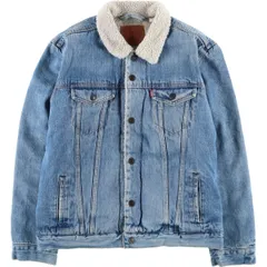 古着 リーバイス Levi's 中綿入り デニムボアジャケット メンズL相当/eaa615990