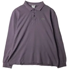 古着 ラコステ LACOSTE DESIGNED IN FRANCE 長袖 ポロシャツ 7 メンズXXL相当/eaa617117