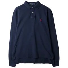 古着 ラルフローレン Ralph Lauren POLO RALPH LAUREN CUSTOM FIT 長袖 ポロシャツ メンズM相当/eaa617118
