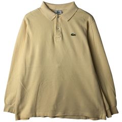 LACOSTE フランス製 長袖ポロシャツ - メルカリ