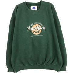 Hard Rock CAFE スウェット HOLLYWOOD グリーン - メルカリ