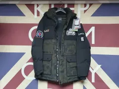 NBA エンヴィーダウン LAクリーパーズ カモフラージュ フード ハーフ ダウン アウター M 95