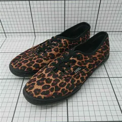 ◇ Θ バンズ VANS AUTHENTIC レオパード柄 スニーカー 23cm レディース E  【1602040061998】