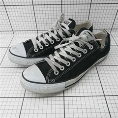 ◇ Θ コンバース CONVERSE オールスター M9166 ローカットスニーカー ブラック系 メンズ 28cm E  【1602040066023】