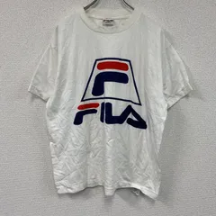 古着 used　90s　FILA　フィラ　半袖Tシャツ　ヴィンテージ　白　ホワイト　Mサイズ【値引き交渉OK！】