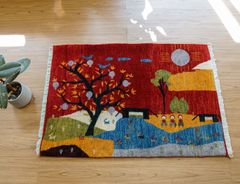 115×82cm ペルシャ絨毯 バラミン産 絨毯 waramin - メルカリ