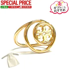 新品 TORY BURCH MILLER DOUBLE RING ミラー ダブルリング 157232 レディース ダブルT 指輪 アクセサリーのサムネイル