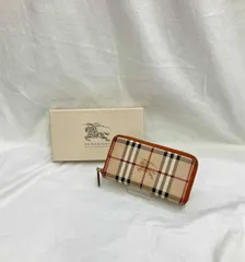 [箱付] BURBERRY バーバリー 小銭入れ付 長財布 ウォレット ベージュ ノバチェック ロゴ ラウンドファスナー