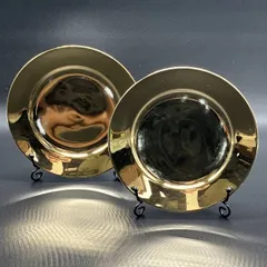 オールドノリタケ　ゴールド　ラスター アンティーク　プレート　2枚セット　16cm 英国輸出向け　1911年頃 ( INP_G08 / POP_2043 )