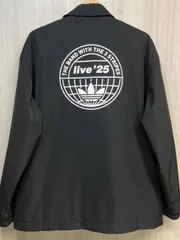 adidas × oasis 2025 TOUR COACH JACKET コーチジャケット アディダス オアシス ツアー ナイロン バックプリント ブルゾン メンズ L