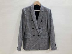 allureville 2/M グレンチェック テーラードジャケット ダブル allureville 2/M グレンチェック テーラードジャケット ダブル - メルカリ