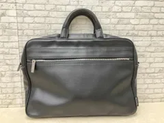ショルダーストラップ欠品 Paul Smith ポールスミス オールレザー ビジネスバッグ ブリーフケース ブラック