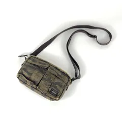 PORTER　ポーター　吉田カバン　70TH anniversary　70周年 限定　LOVE&PEACE　GREEN EYE　グリーンアイ　ショルダーバッグ　カモ柄　迷彩　カーキ