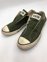 CONVERSE コンバース オールスター スリッポン ローカット スニーカー size24.5cm/緑 ■■ レディース