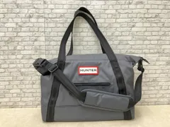 HUNTER ハンター TOPCLIP TOTE MIDIUM 2wayトートバッグ UBS1201KBM ナイロン グレー