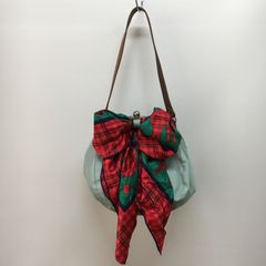 Sweetheart がま口レザーバッグ 茶 スカーフ付き ロンドン製 - メルカリ