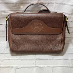 Burberrys / バーバリー / レザーショルダーバッグ / ブラウン / シボ革