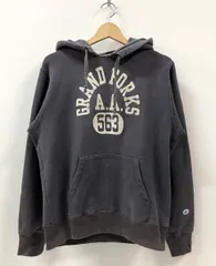 Champion チャンピオン パーカー サイズM ランタグ 復刻 アメリカンカジュアル グレー 傷み・汚れ有り