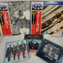 ビートルズ  Beatles「リボルバー」「青盤 1967～1970 2枚組」LP盤 「のっぽのサリー」「レット・イット・ビー」シングル ほか計5枚セット まとめて 現状品 T468