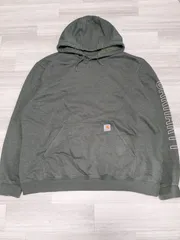 Carhartt フーディー カーキ 2XL オリジナルフィット スウェット トレーナー