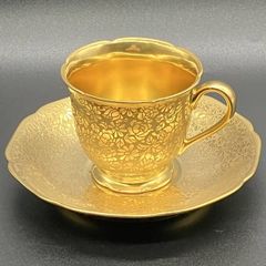 ピッカード (PICKARD) キャビネット デミタス カップ＆ソーサー 金彩